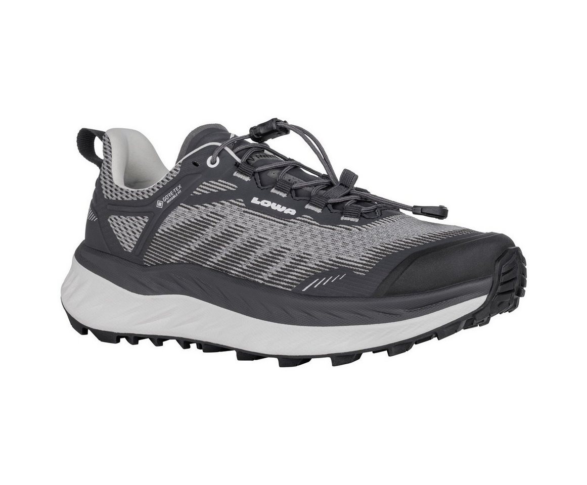 Lowa Fortux GTX (Synthetik, Leichtigkeit, wasserdicht) schwarz/weiss Damen Laufschuh