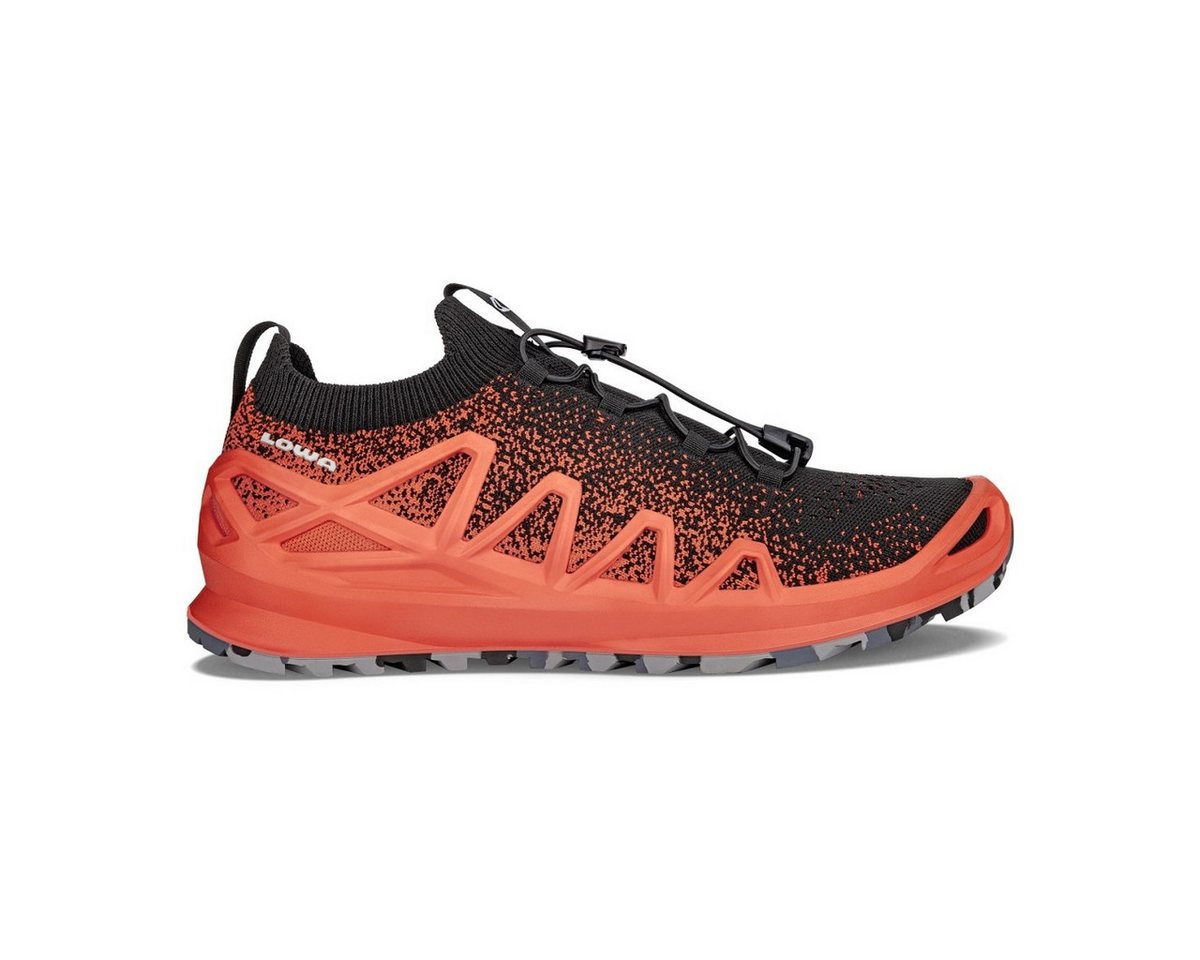 Lowa Fusion Low (Strickmaterial, sockenähnlicher Einstieg) rot/schwarz Sneaker
