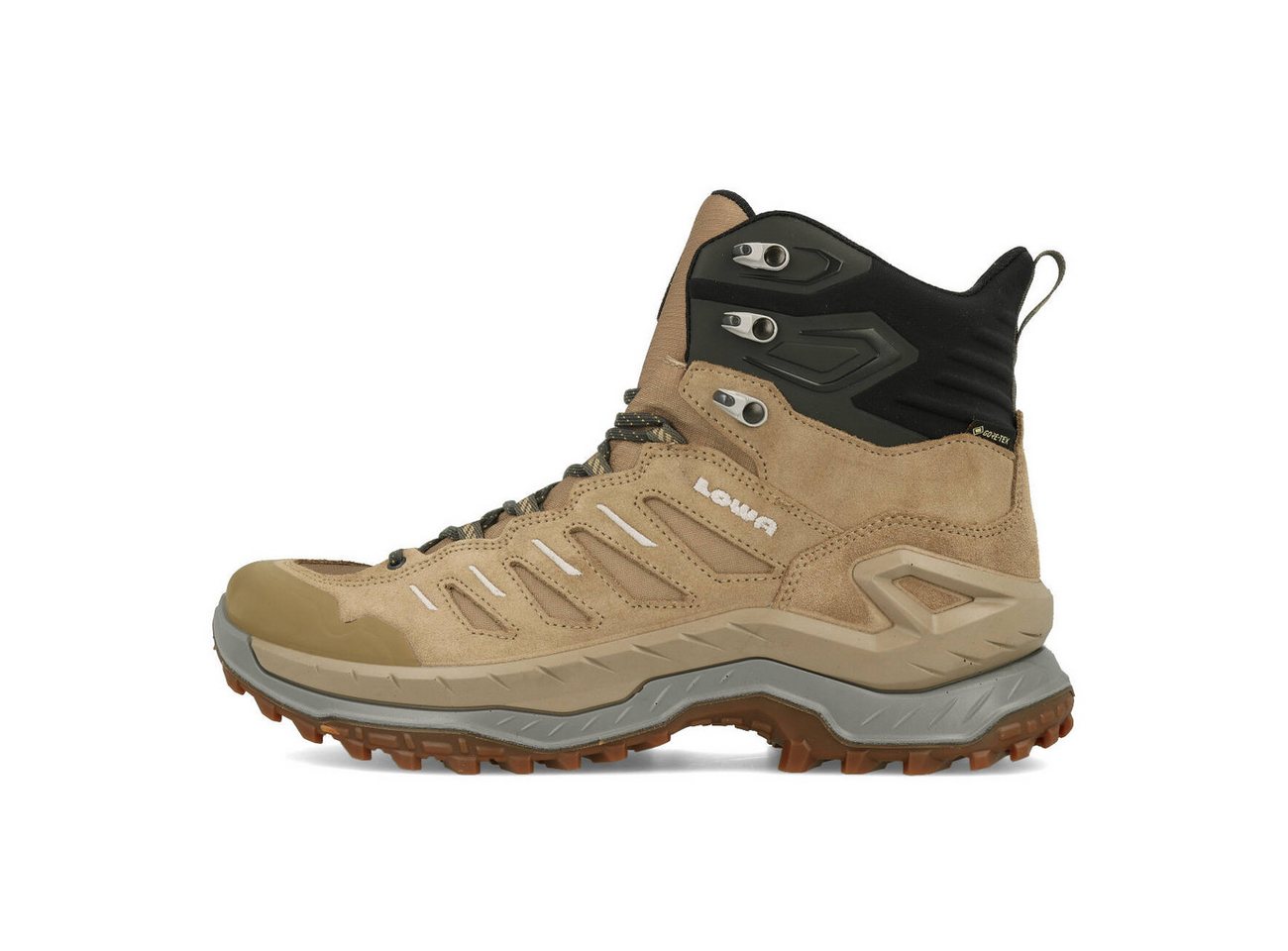 Lowa Innovo GTX Mid Herren Dune Grau Outdoorschuh