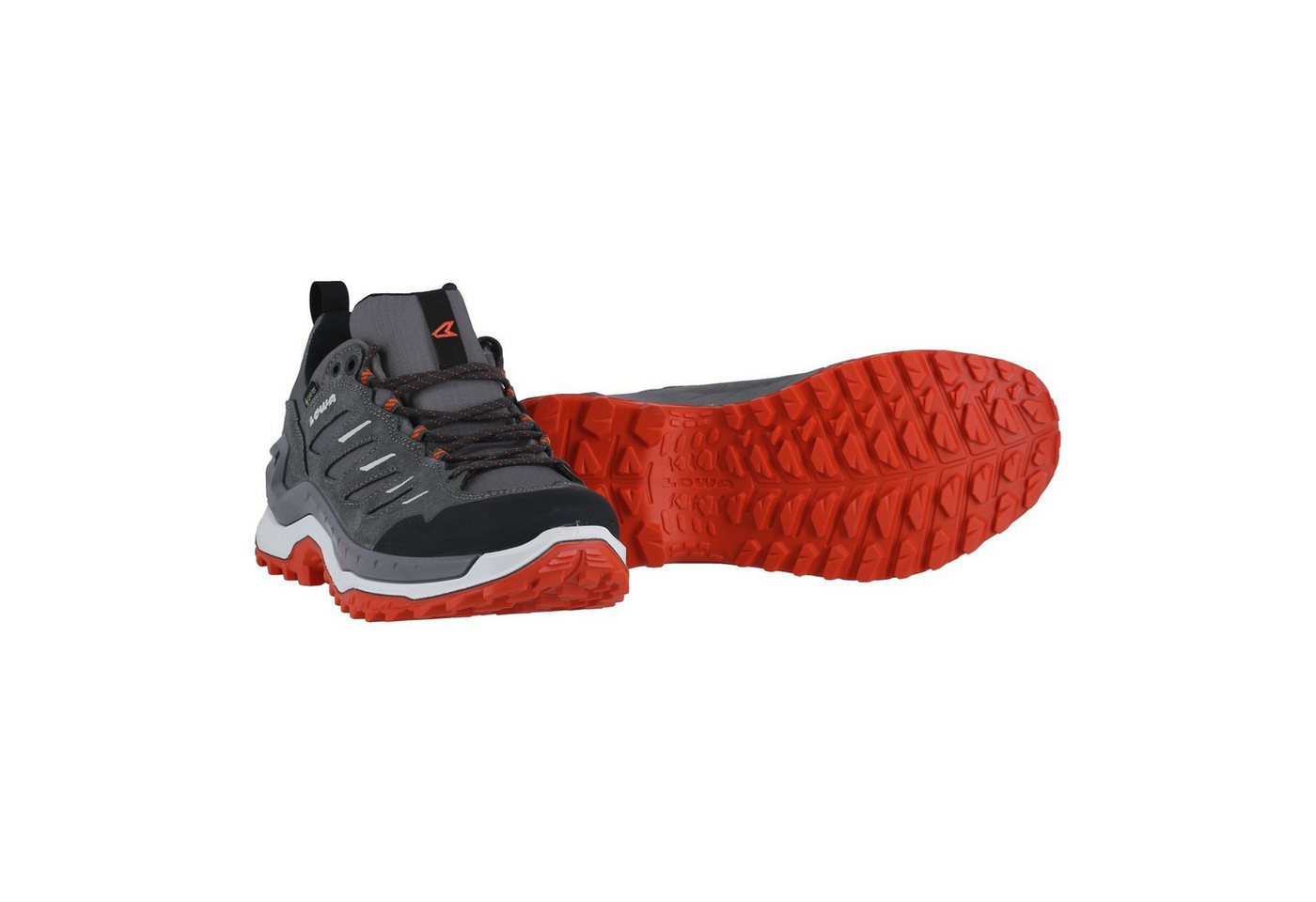 Lowa Innovo Low GTX (All-Terrain, Veloursleder/Textil, wasserdicht) Wanderschuh (grau)