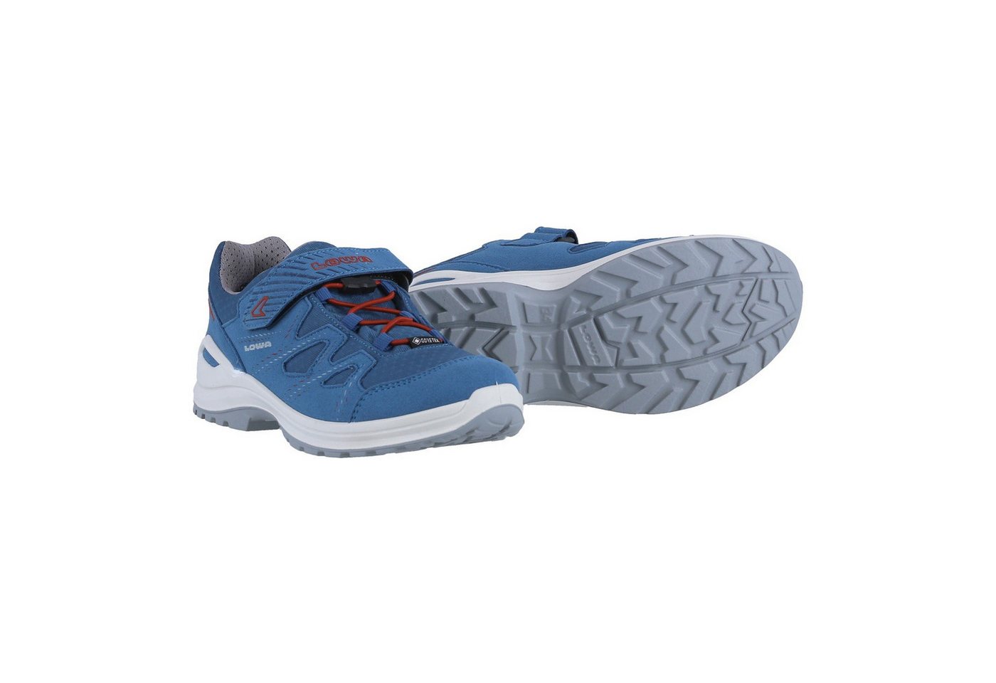 Lowa Innox Evo GTX Low (Synthetik/Textil, wasserdicht) blau/rost Wanderschuh