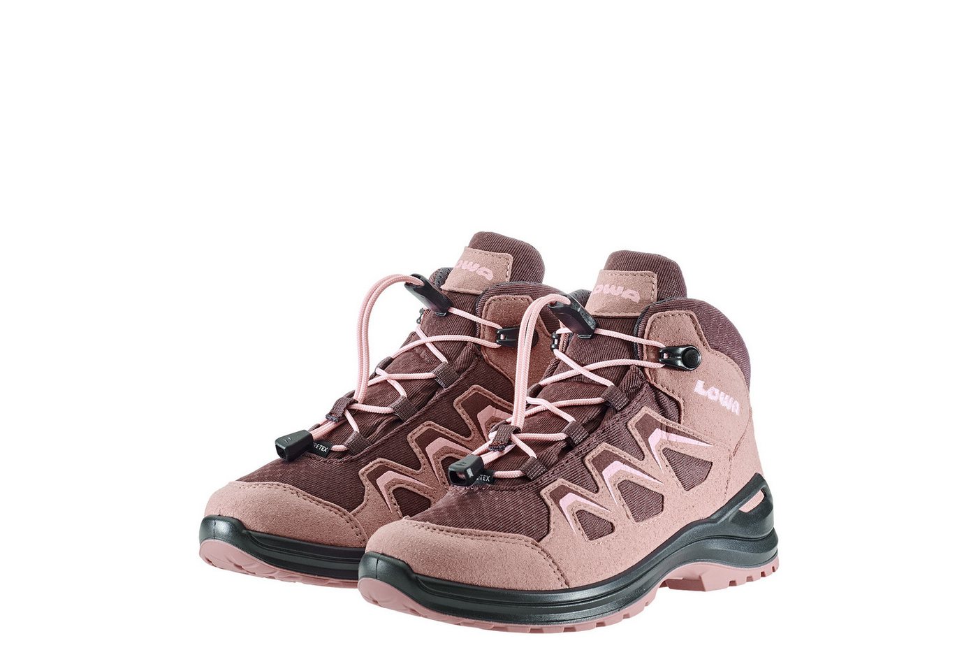 Lowa INNOX EVO GTX QC JR Wanderschuh wasserdicht, winddicht,atmungsaktiv dank GORE-TEX Membrane (rosa/rot)