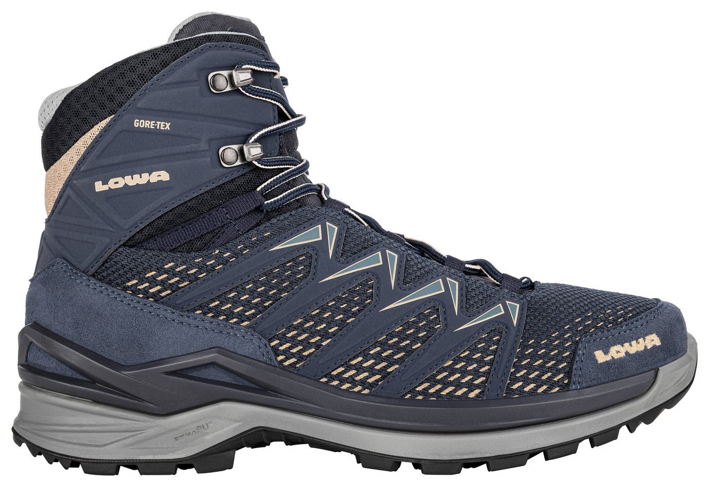 Lowa INNOX PRO GORE-TEX MID Wanderschuh wasserdicht dank Gore-Tex Membrane (jeans/dune)