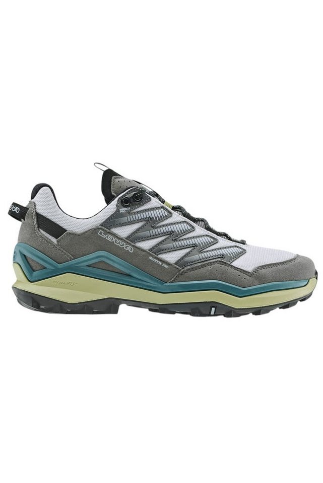 Lowa Maddox Pro Low (Fast-Hiking, Textil/Synthetik) grau/farn Herren Wanderschuh