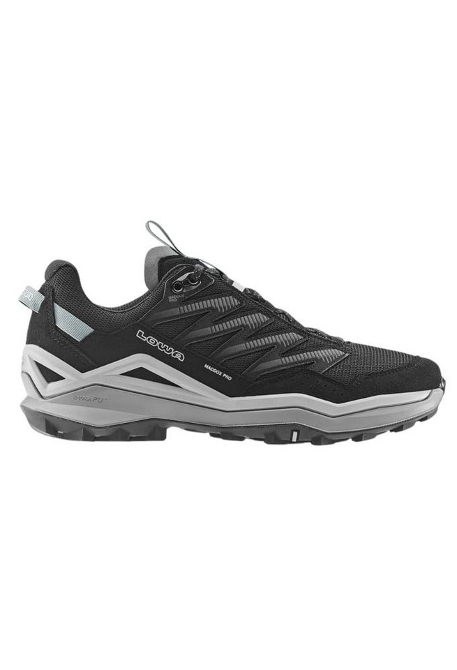 Lowa Maddox Pro Low (Fast-Hiking, Textil/Synthetik) schwarz/grau Herren Wanderschuh