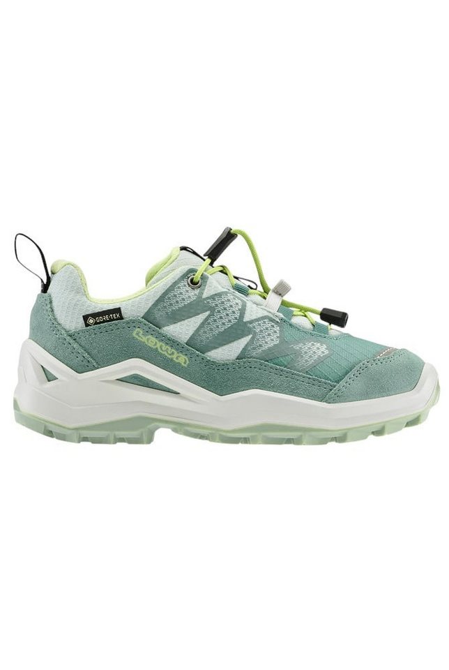 Lowa Maddox Pro Low GTX Junior (Textil/Veloursleder, wasserdicht) Wanderschuh (grün)