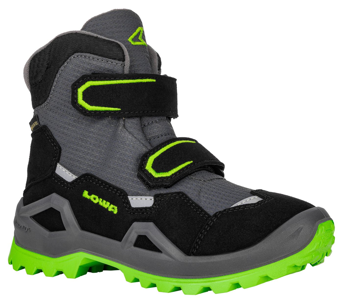 Lowa MILO EVO GORE-TEX MID JR Winterstiefel Winterschuhe, Winterboots, Snowboots, wasserdicht, gefüttert