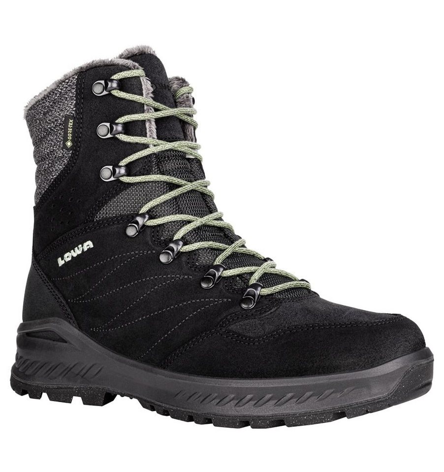 Lowa Nabucco GTX (Veloursleder/Textil, wasserdicht) schwarz/jade Damen Winterstiefel