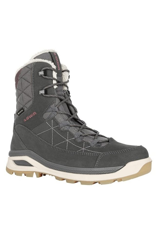 Lowa Ottawa GTX (Veloursleder/Textil, wasserdicht) anthrazitgrau/altrosa Winterstiefel