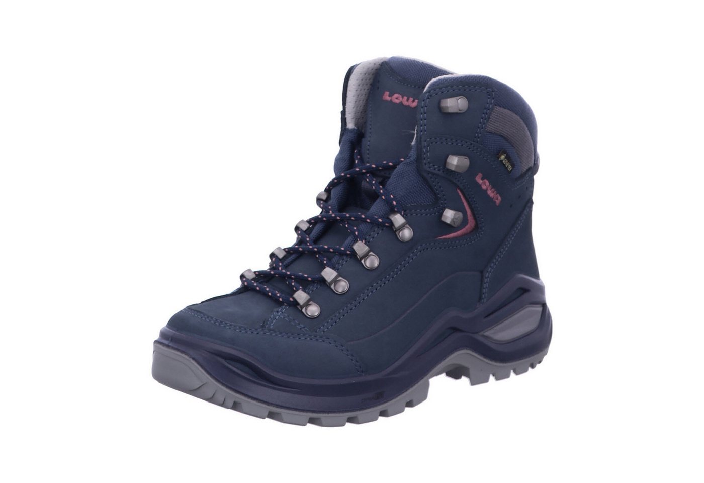 Lowa RENEGADE EVO GTX MID Ws Wanderschuh (blau/rosa)