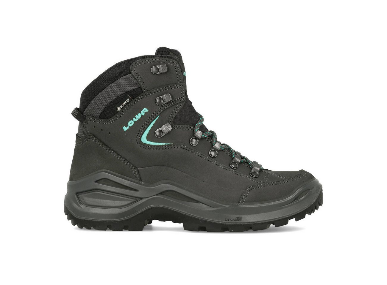 Lowa Renegade Evo GTX Mid Ws Damen Asphalt Türkis Outdoorschuh