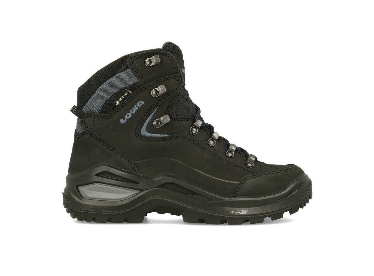 Lowa Renegade Evo GTX Mid Ws Damen Schwarz Blau Outdoorschuh