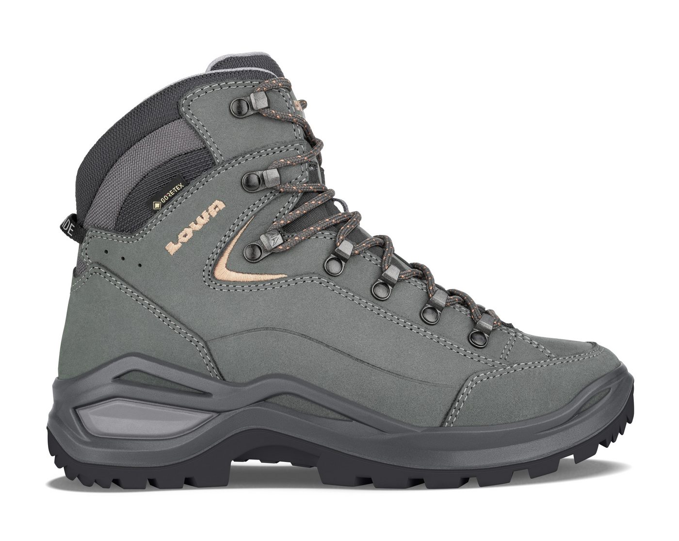 Lowa RENEGADE EVO GTX MID Ws GRAPHIT/APRIKOSE Trekkingschuh