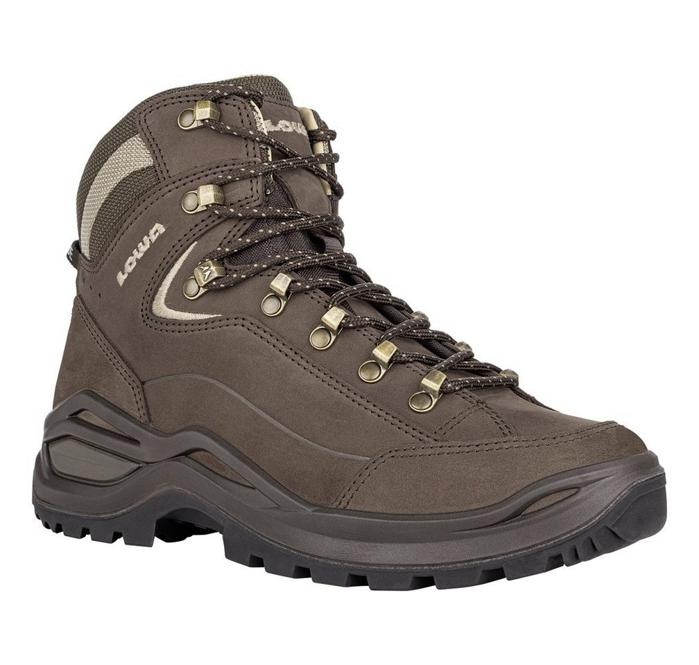 Lowa Renegade EVO LL Mid (All-Terrain, Nubukleder) espresso/anthrazit Damen Wanderschuh