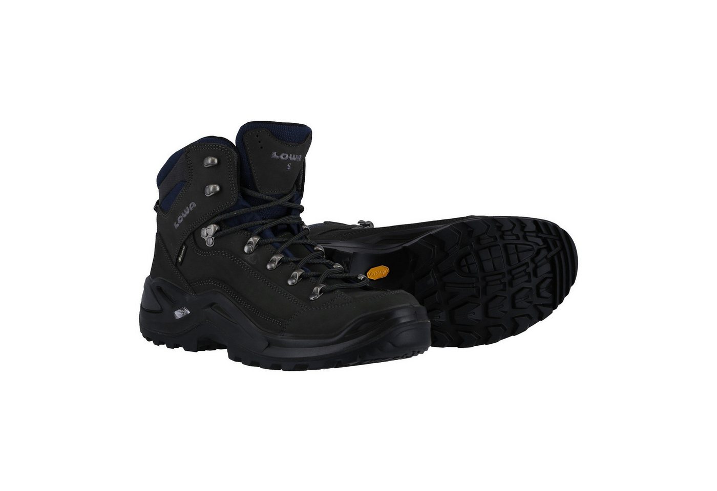 Lowa Renegade S Mid GTX (All-Terrain, wasserdicht, schmal) dunkelgrau Wanderschuh