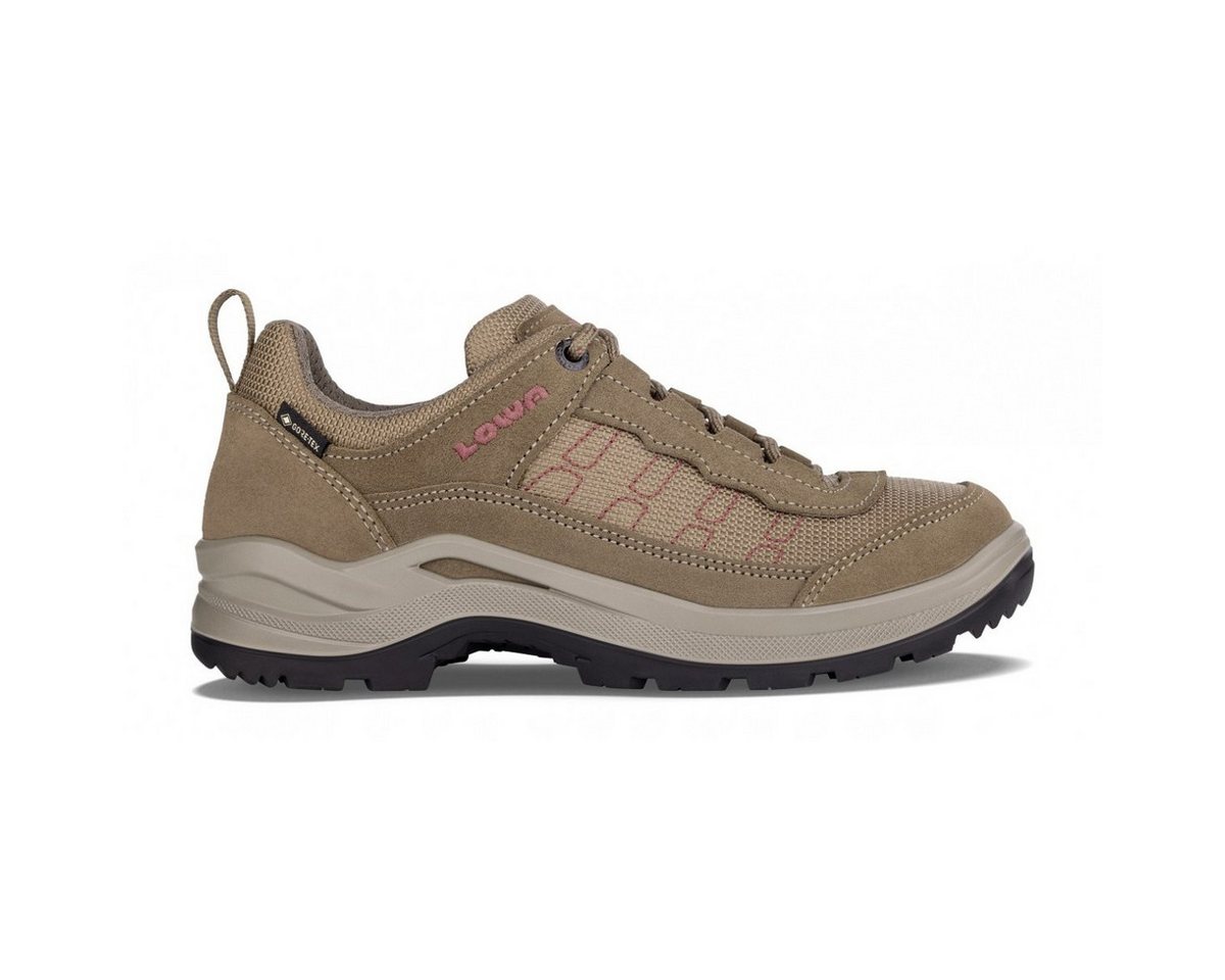 Lowa Taurus Pro Low GTX (Veloursleder, wasserdicht) taupebraun/terra Damen Wanderschuh