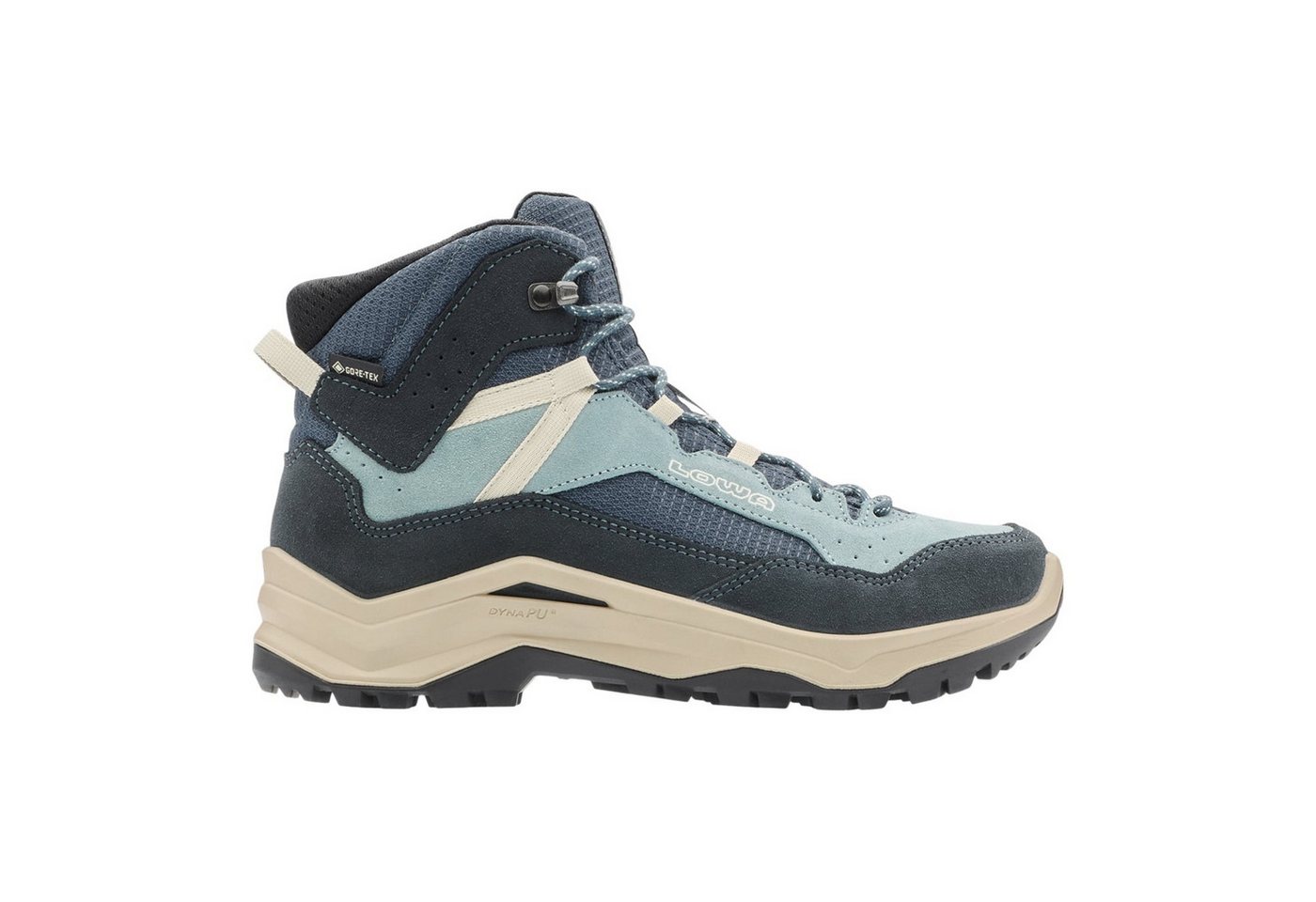 Lowa Ventierra QC GTX (Veloursleder/Textil, wasserdicht) rauchblau/blau Wanderschuh