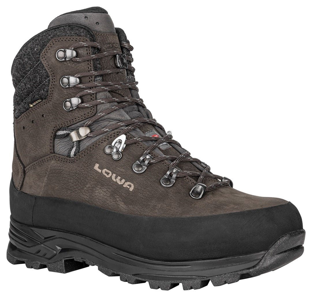 Lowa Winterschuhe Tibet Evo 400 GTX (Nubukleder, wasserdicht) schieferbraun Winterstiefel