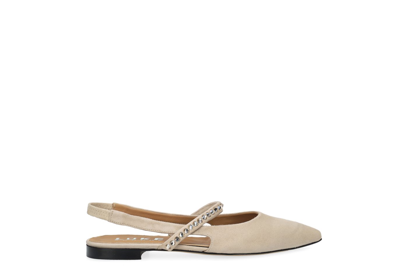 Lüke Schuhe 482 DESSERT, Peeptoes & Slingpumps, Beige, Damen Peeptoepumps