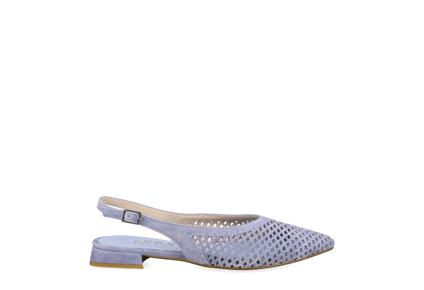 Lüke Schuhe GENNY JEANS, Peeptoes & Slingpumps, Blau, hell, Damen Peeptoepumps