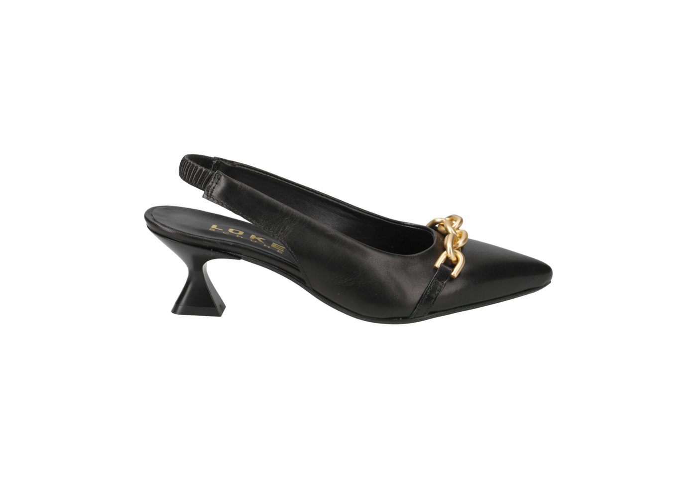 Lüke Schuhe ORCHIDEA NERA, Peeptoes & Slingpumps, Schwarz, Damen Peeptoepumps