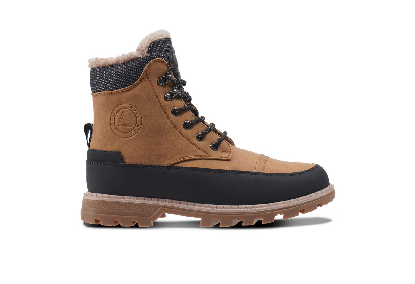 LUHTA REILU MS Winterboots mit Gummilaufsohle, gefüttert, mit Schnürung