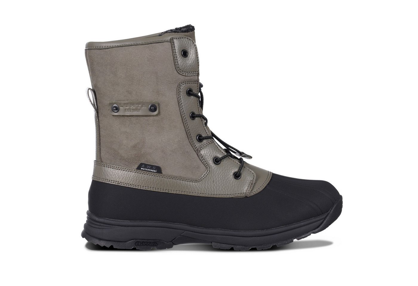 LUHTA TUTTU MR Snowboots wasserdicht, gefüttert, mit Schnürung, mit Gummilaufsohle