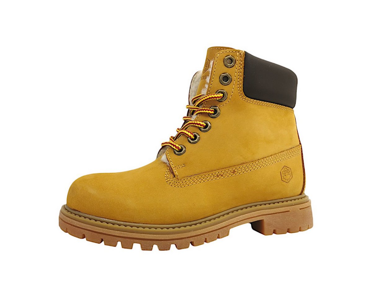 LUMBERJACK Stiefel Schnürstiefelette (gelb)