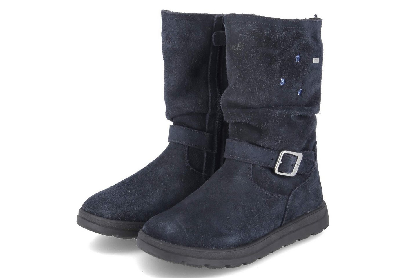 Lurchi 84L9023005 00003 Unisex Rauleder blau Winterstiefel