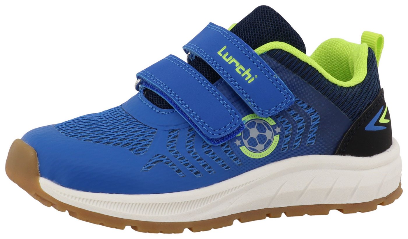 Lurchi Aleks Sneaker Sportschuh mit Klett, Größenschablone zum Download (blau)