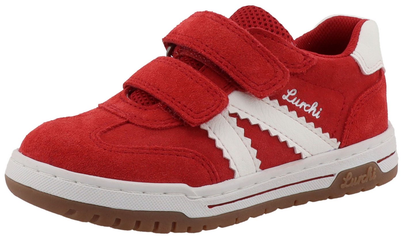 Lurchi Berry Klettschuh Sneaker, Halbschuh, Freizeitschuh, Größenschablone zum Download (rot/weiß)
