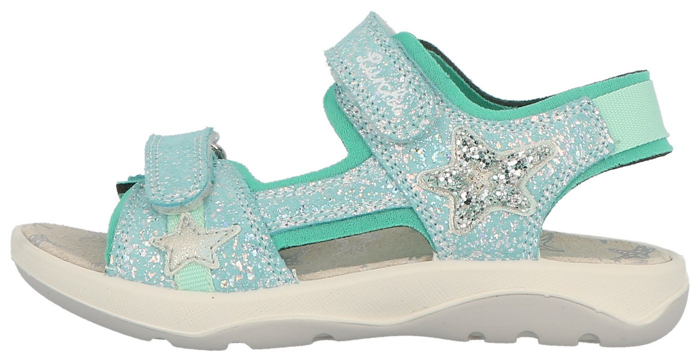 Lurchi Fia 2 Sandale, Sommerschuh, Festtagsschuh, Glitzer, Größenschablone z. Download