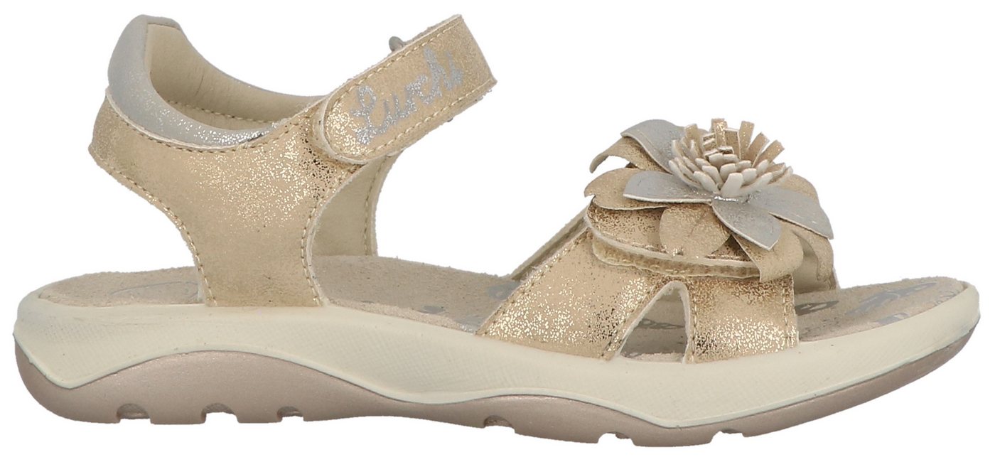 Lurchi Flora Sandale Sandalette mit Blumenverzierung, Größenschablone zum Download