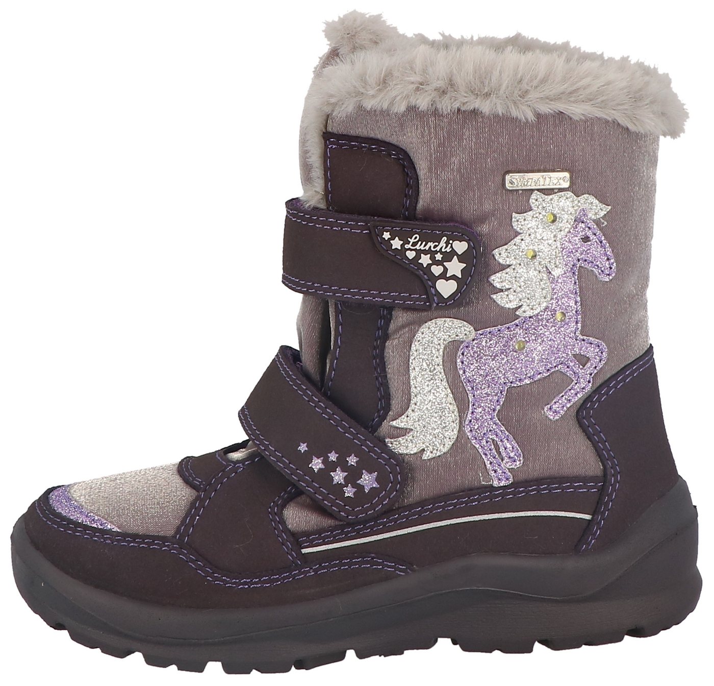 Lurchi Kanani-SYMPATEX Blinkschuh Winterstiefel, Winterboots mit Blinkfunktion, Größenschablone zum Download
