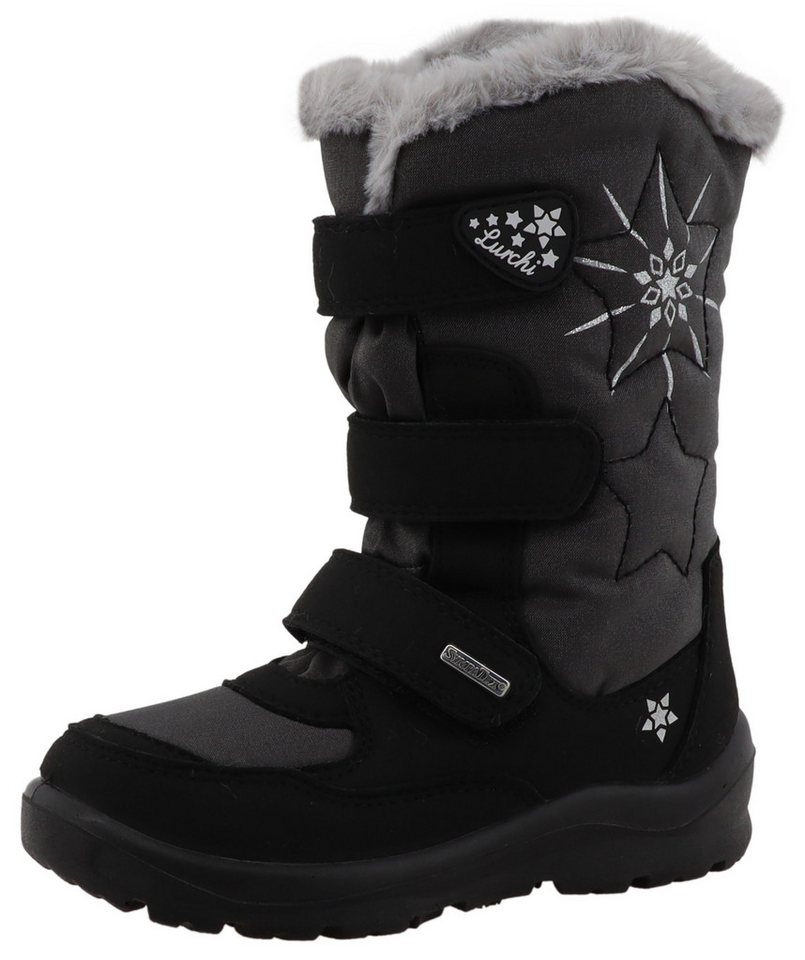 Lurchi Kiku SYMPATEX Winterstiefel Klettstiefel mit Glitzer, Größenschablone zum Download