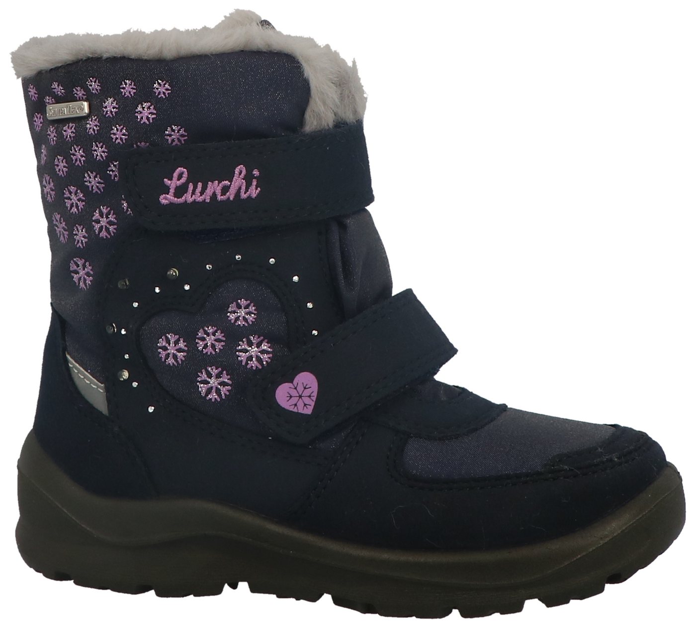Lurchi Kimiko SYMPATEX Winterboots Boots mit Schneeflocken Print, Größenschablone zum Download