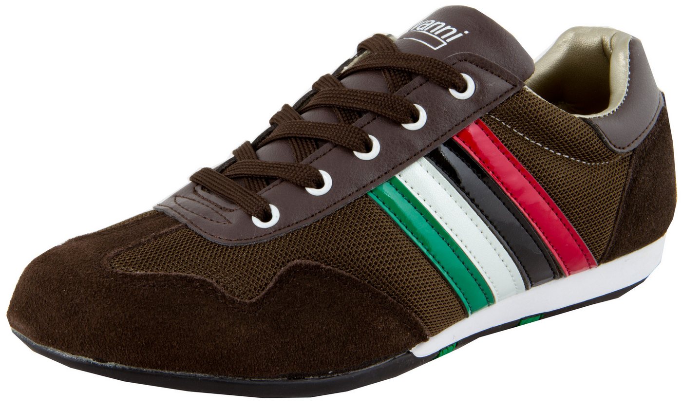 Luvanni Herren Sneaker Echtleder Leder Halbschuh 188 Sneaker
