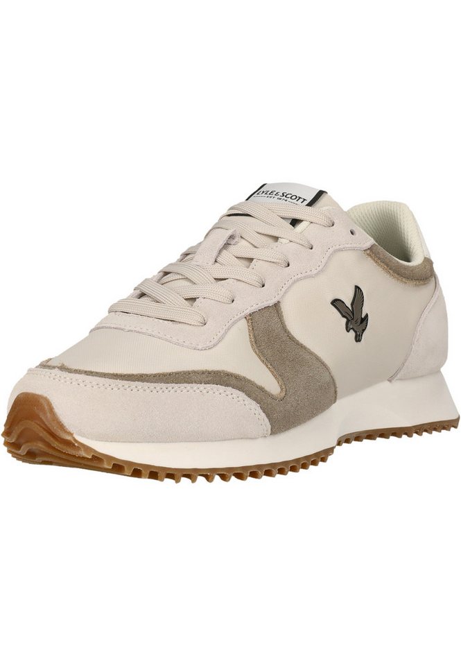 Lyle & Scott Leno Sneaker mit gepolsterter Zwischensohle und ikonischem Logo (braun)