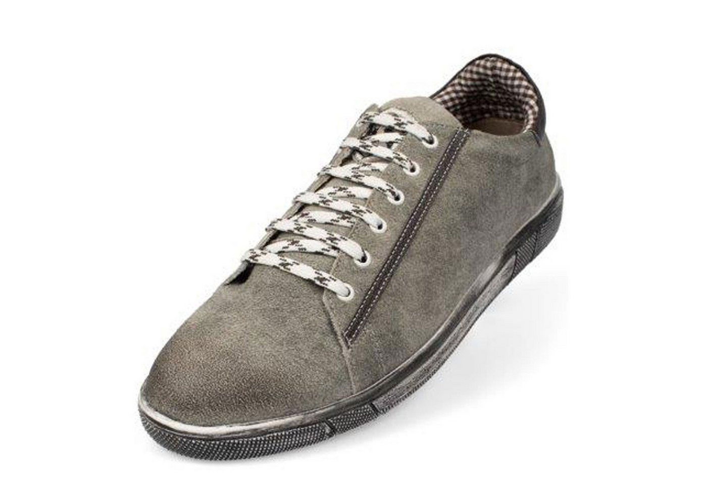 Maddox Leder Trachtenschuhe 'Siegfried', Steingrau Sneaker