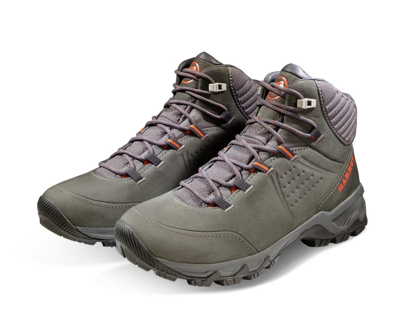 mammut Nova Mid IV Nubukleder (All-Terrain, Leder-Innenfutter) schwarz/rot Wanderschuh