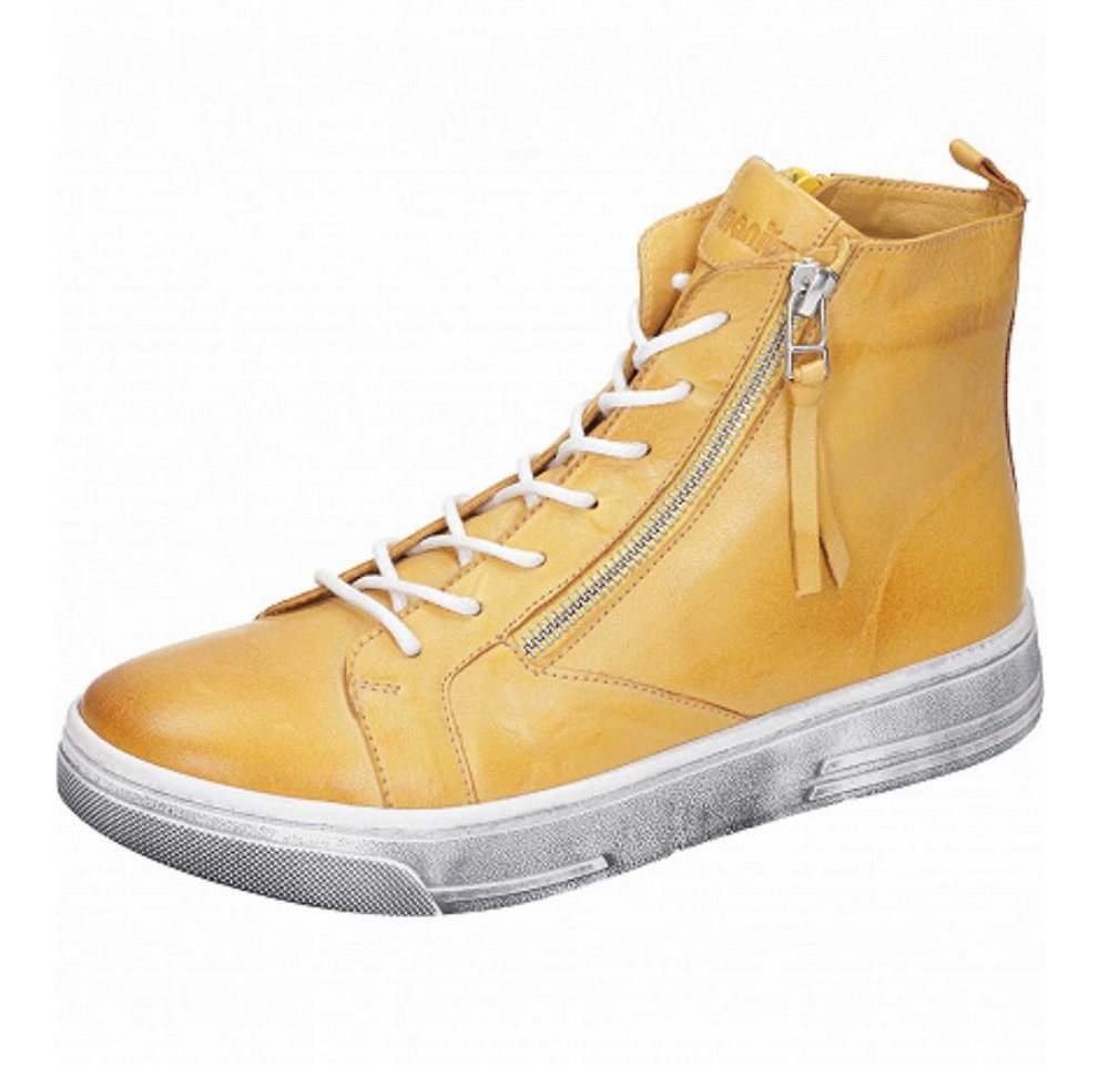 Manitu Damen Boots Halbstiefel EUR 42 gelb Winterboots