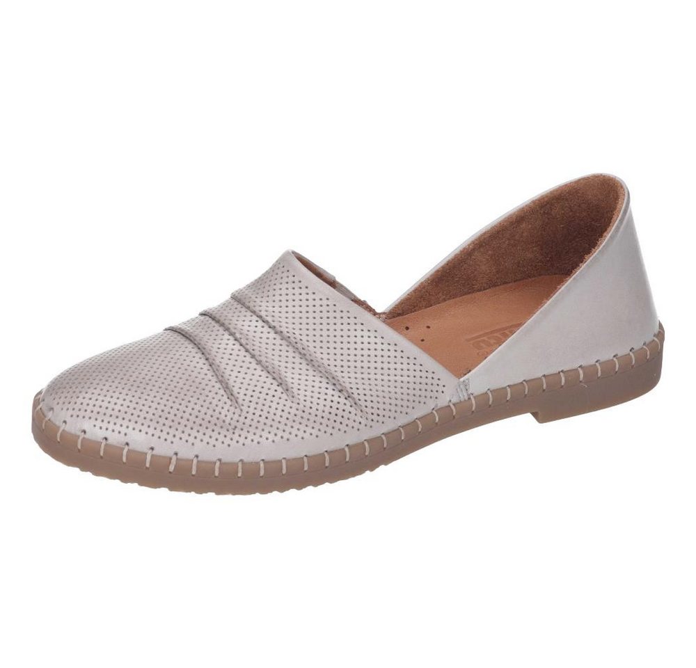 Manitu Damen Halbschuh Leder Slipper