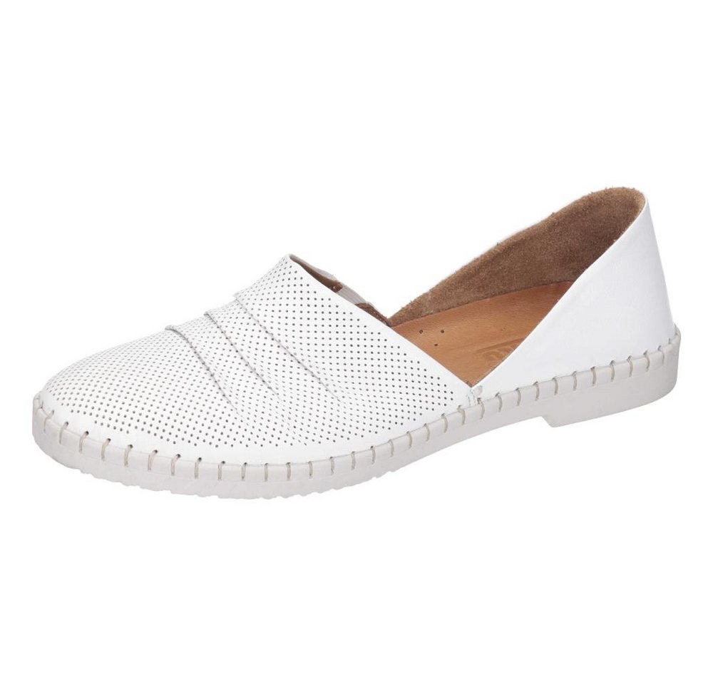 Manitu Damen Halbschuh Leder Slipper