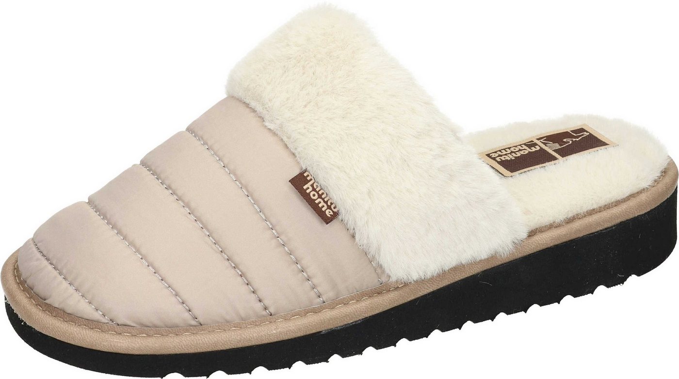 Manitu-Home Hausschuhe Hausschuh aus künstlichem Fell
