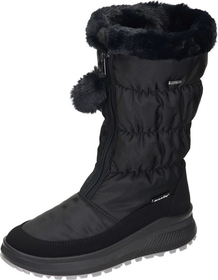 Manitu Snow Boots Winterstiefel mit POLAR-TEX (schwarz)