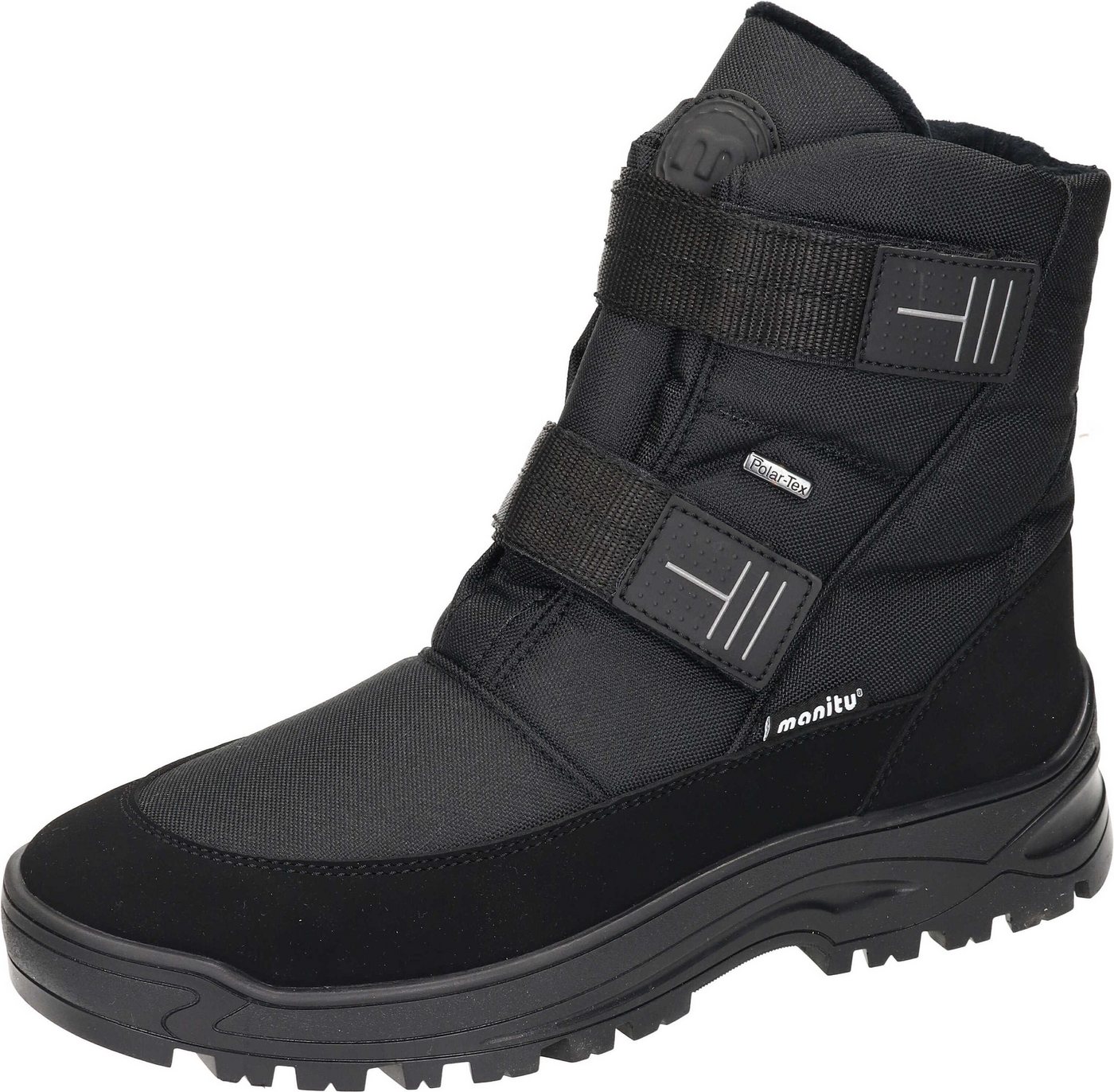Manitu Snow Boots Winterstiefel mit POLAR-TEX (schwarz)