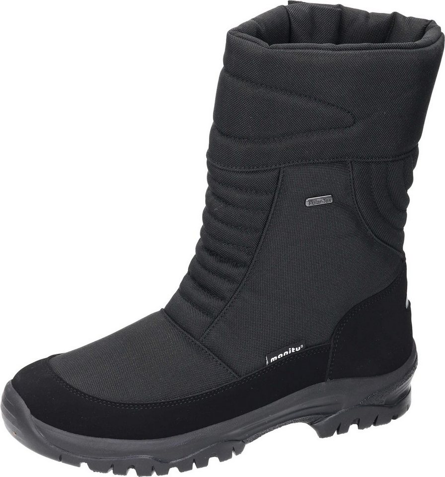 Manitu Snow Boots Winterstiefel mit POLAR-TEX (schwarz)