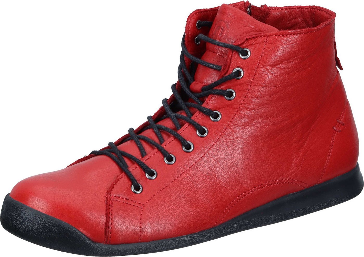 Manitu Stiefeletten Stiefel aus echtem Leder (rot)