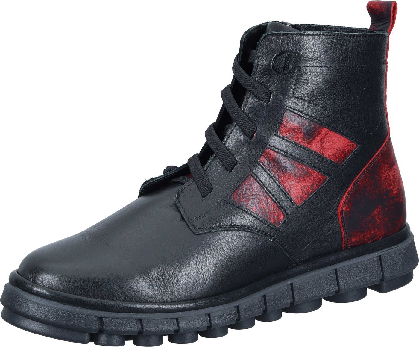 Manitu Stiefeletten Stiefel aus echtem Leder (schwarz)