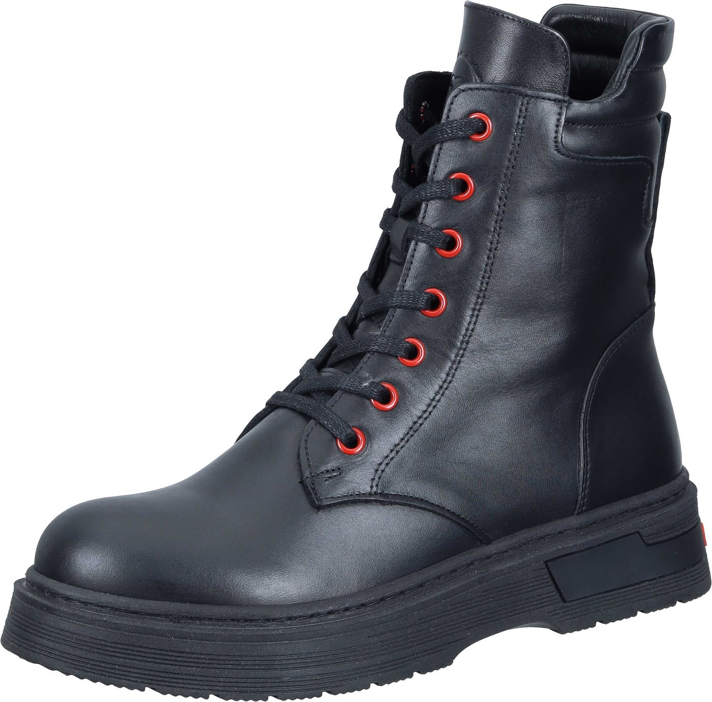 Manitu Stiefeletten Stiefel aus echtem Leder (schwarz)